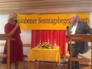 Ministerpräsidentin Manuela Schwesig und Ministerpräsident a.D. Dr. Günther Beckstein